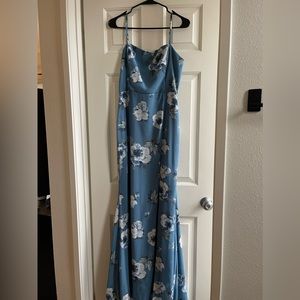 Lulus floor length floral dress